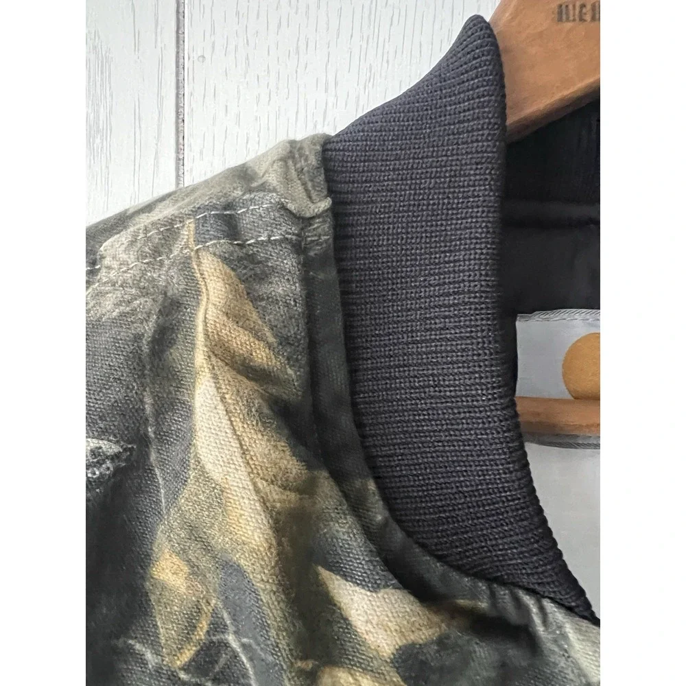 VTG Carhartt V20 CMO Realtree Camo Arctic Quilt Lined Vest Mens L USA